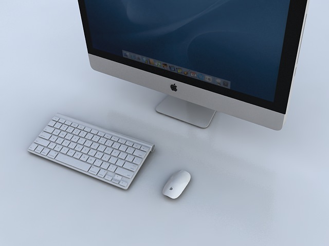 Imac computer 3D model_3
