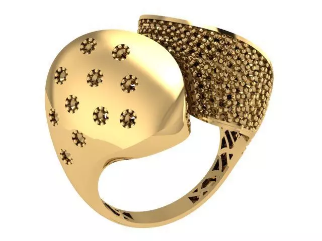 Ready Women Ring STL 3D Models 3D print model_0