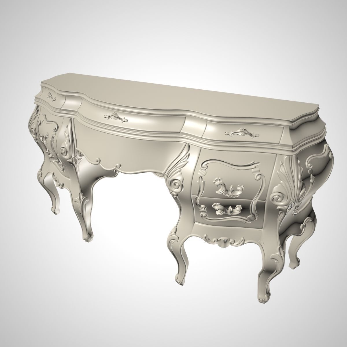 Modenese toilette 3D model_6