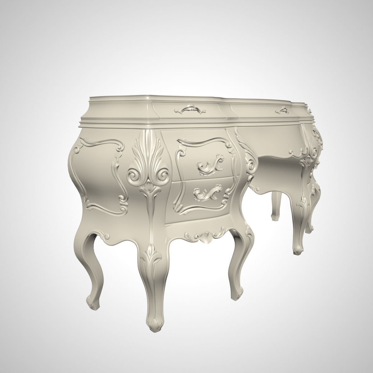 Modenese toilette 3D model_2