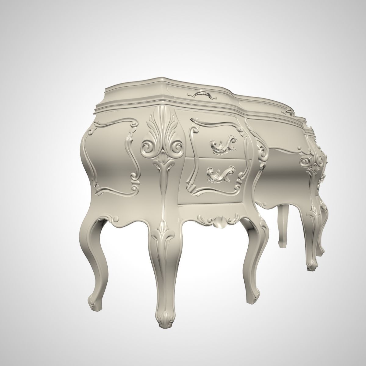 Modenese toilette 3D model_3