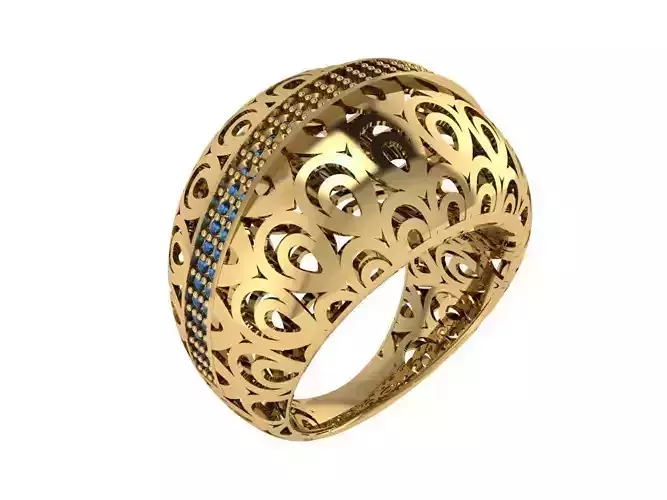 Ready Women Ring STL 3D Models 