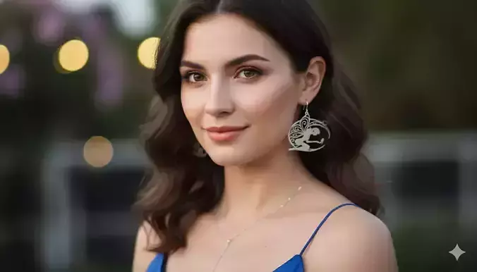 Elegant Geometric Pendant Jewelry Art