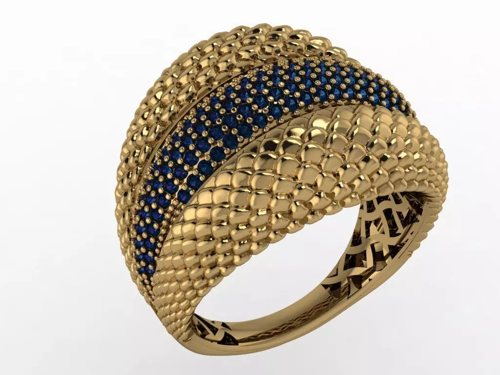 Ready Women Ring STL 3D Models 3D print model_0