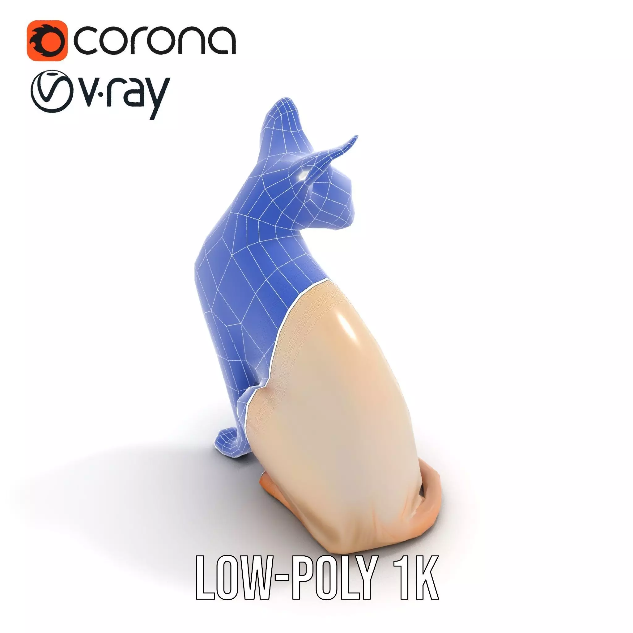 Sphynx Cat Elegance model pack Low-poly 3D model_22