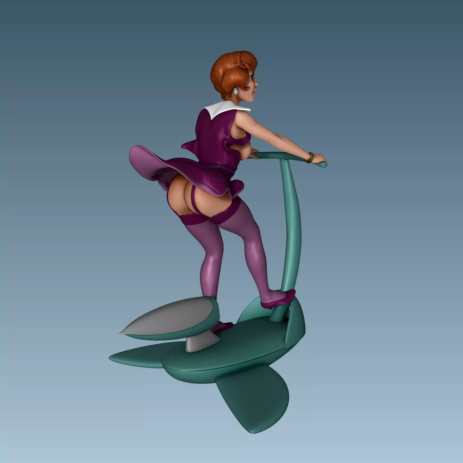 Jane Jetson figurine from The Jetsons 3D print model_6