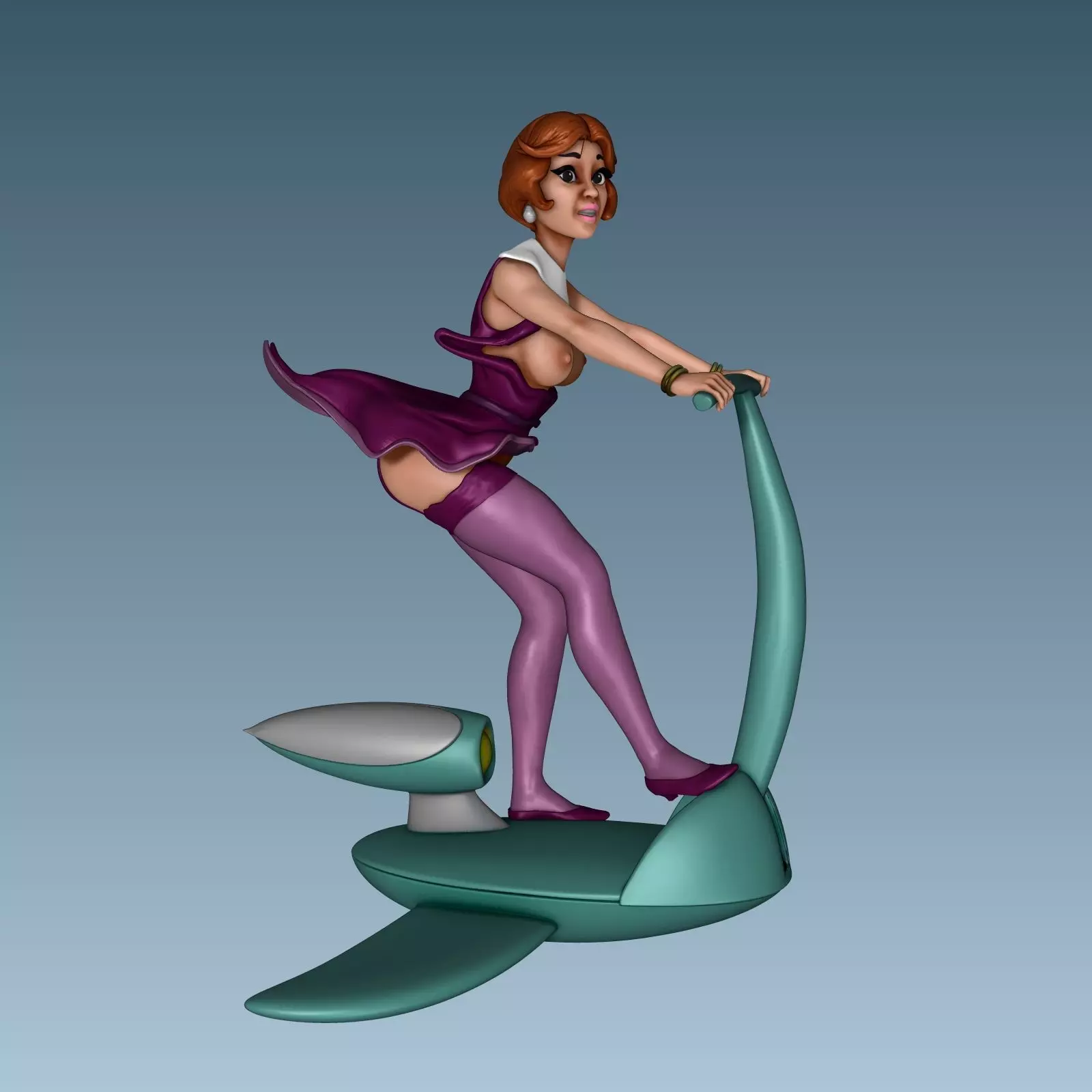 Jane Jetson figurine from The Jetsons 3D print model_3