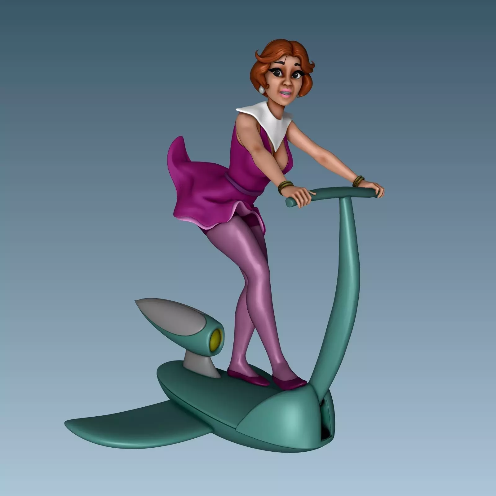 Jane Jetson figurine from The Jetsons 3D print model_10