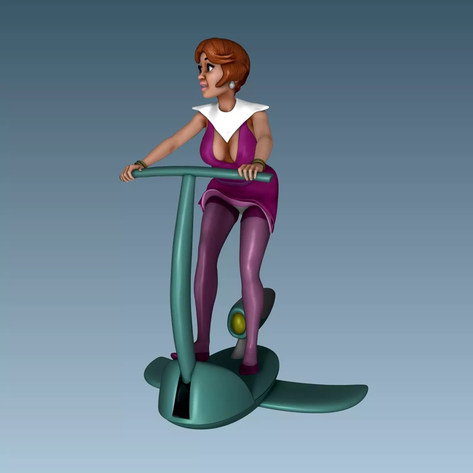 Jane Jetson figurine from The Jetsons 3D print model_11