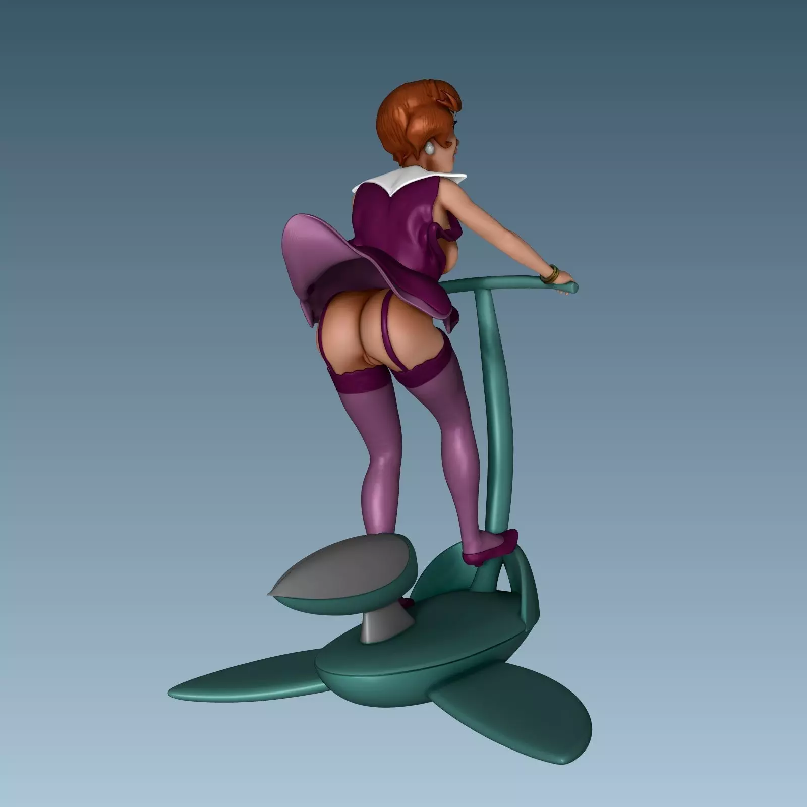 Jane Jetson figurine from The Jetsons 3D print model_7