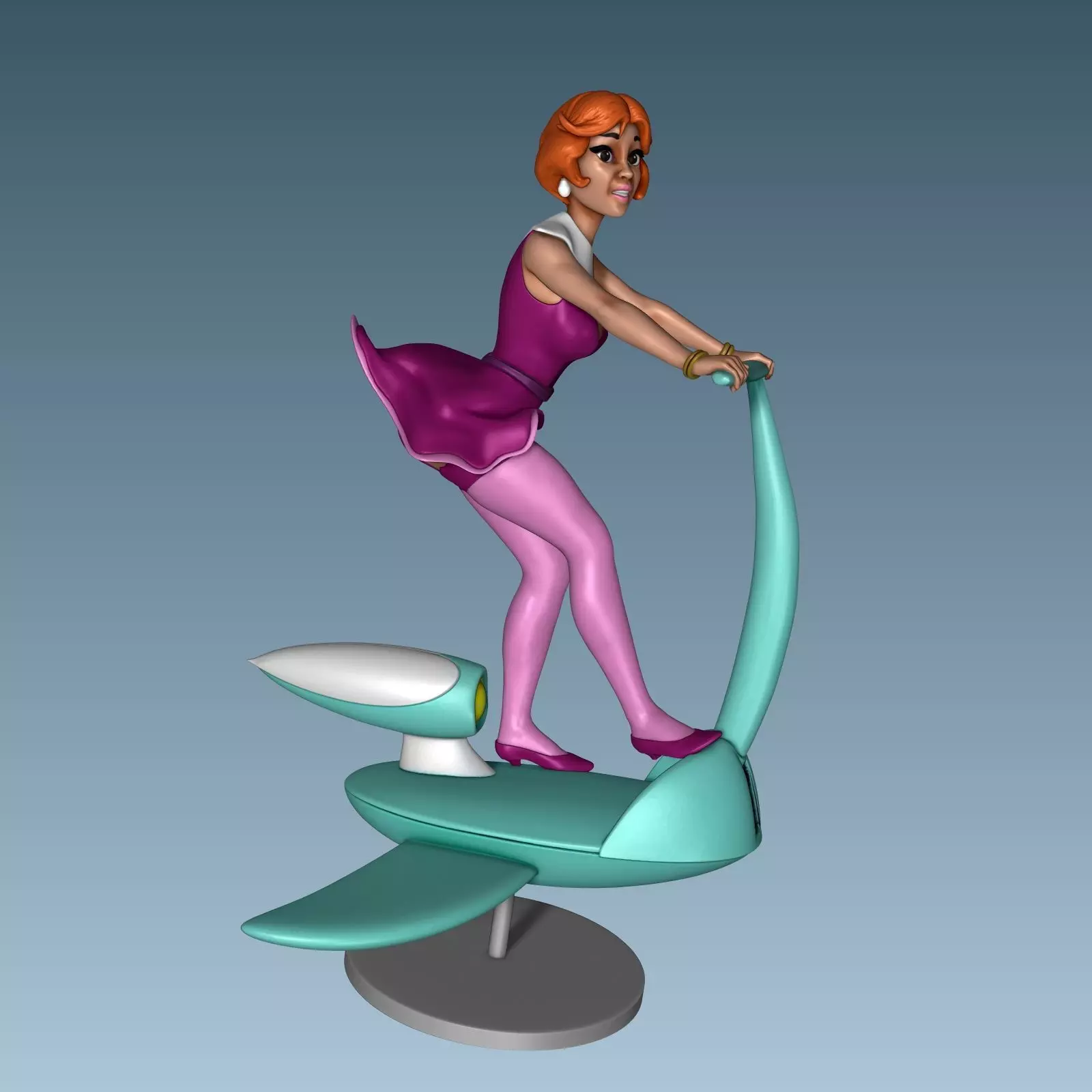 Jane Jetson figurine from The Jetsons 3D print model_2
