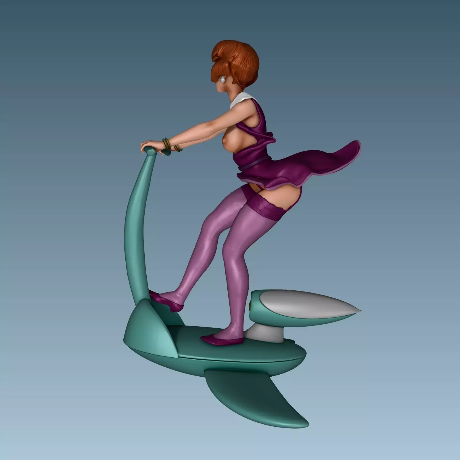 Jane Jetson figurine from The Jetsons 3D print model_5