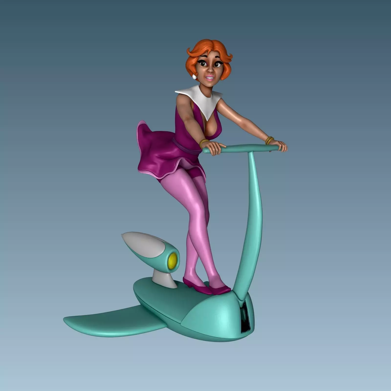 Jane Jetson figurine from The Jetsons 3D print model_1