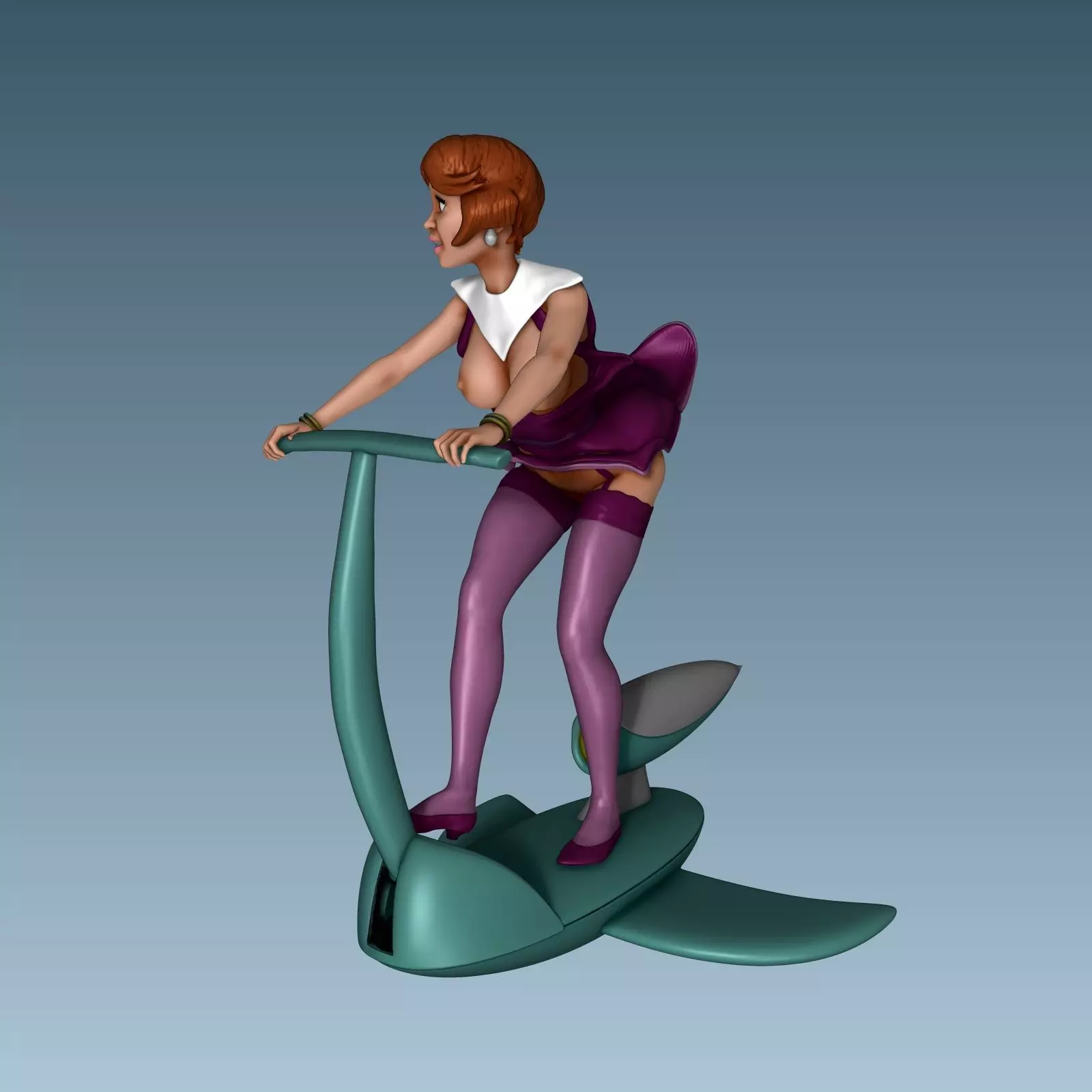 Jane Jetson figurine from The Jetsons 3D print model_4