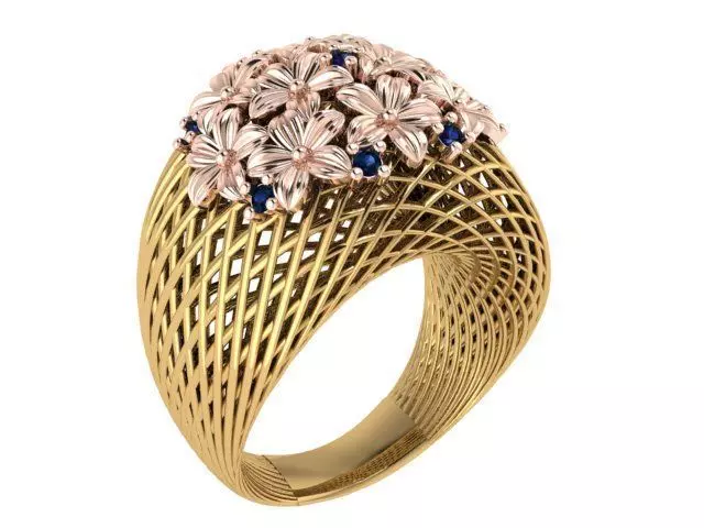 Ready Women Ring STL 3D Models 3D print model_0