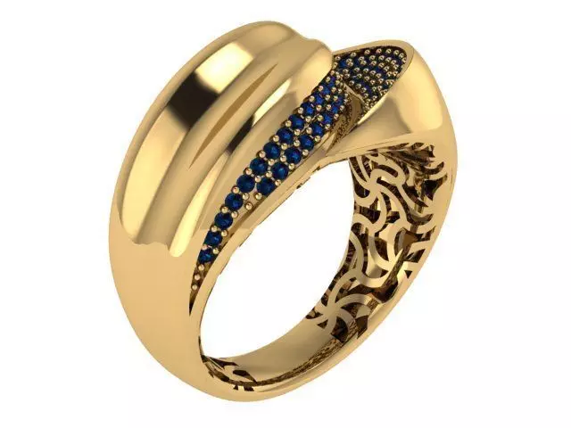Ready Women Ring STL 3D Models 3D print model_0