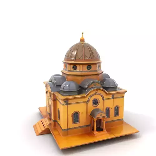 Classic Byzantine Church model pack