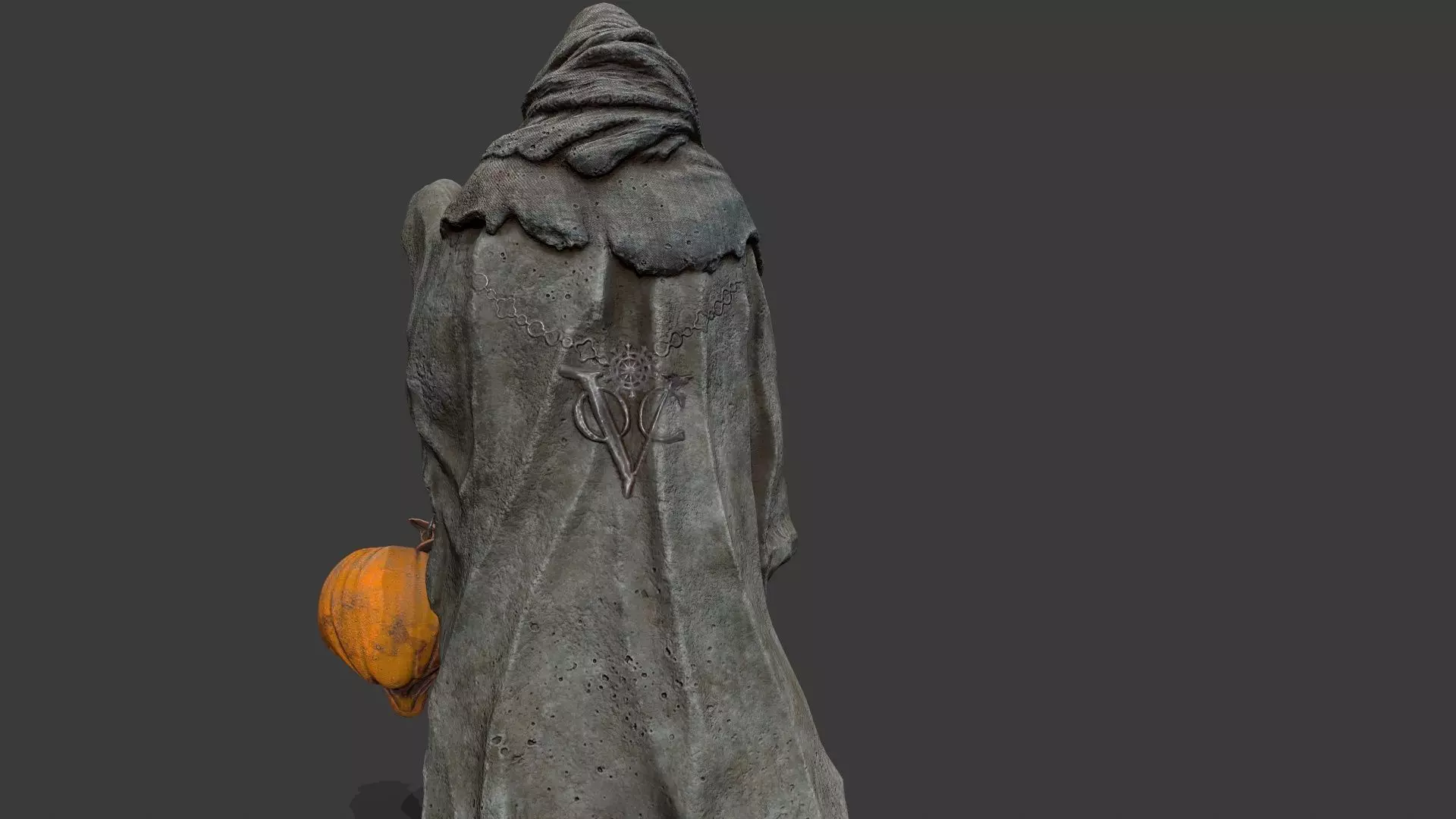 Halloween Set Low-poly 3D model_12