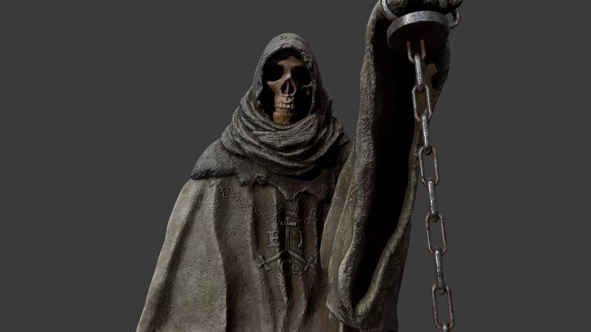 Halloween Set Low-poly 3D model_4