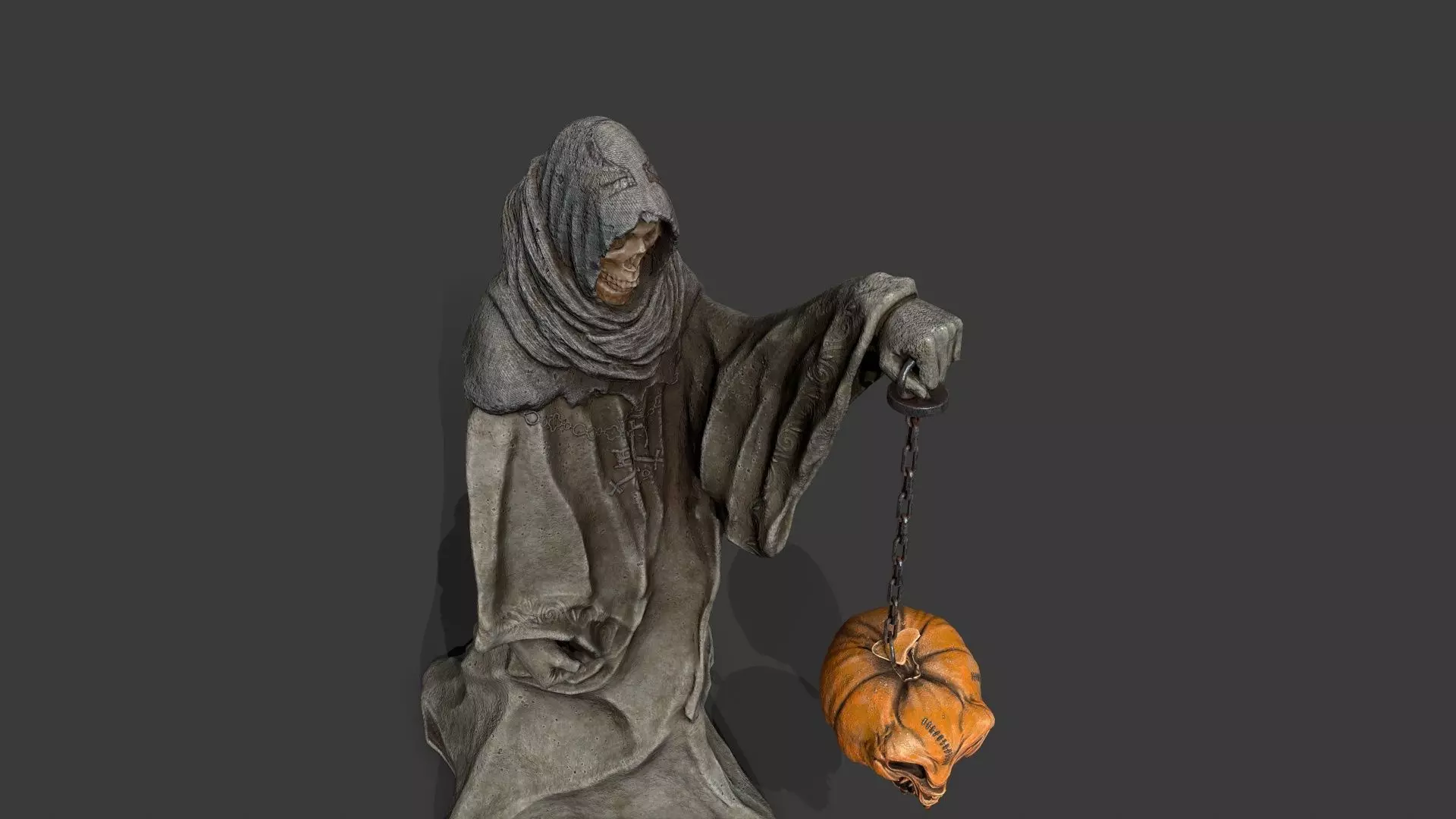 Halloween Set Low-poly 3D model_11