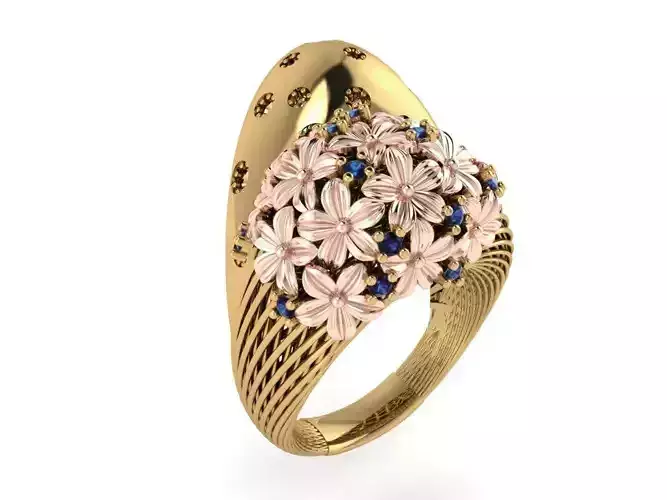 Ready Women Ring STL 3D Models 