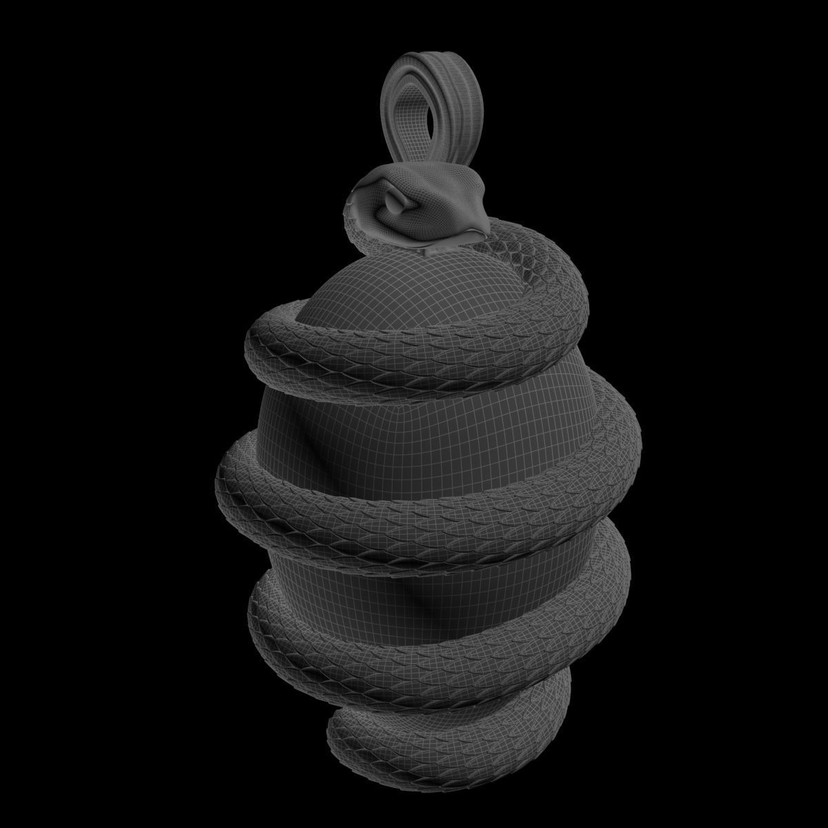 The Serpent and the Egg 3D print model_2