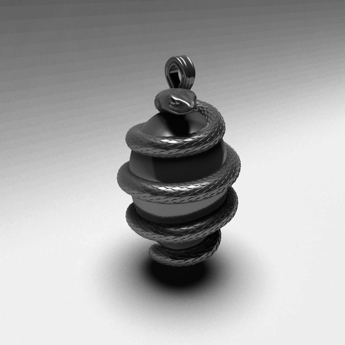 The Serpent and the Egg 3D print model