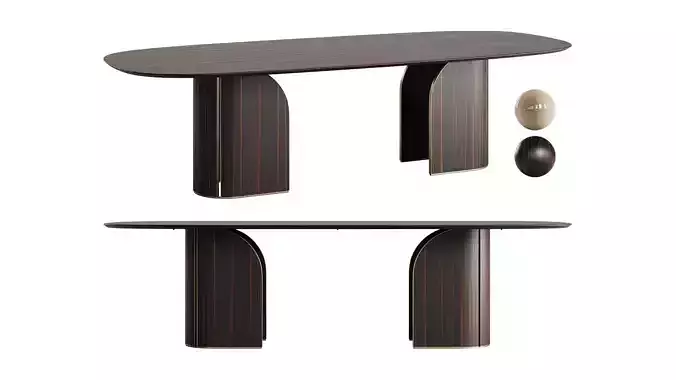 DUNA Dining Table by Capital Collection