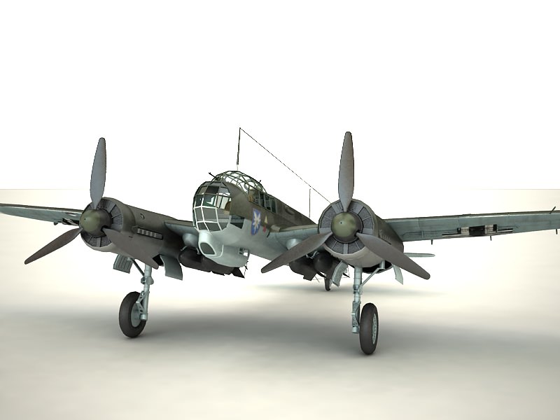 Junkers Ju 88A 3D model_5