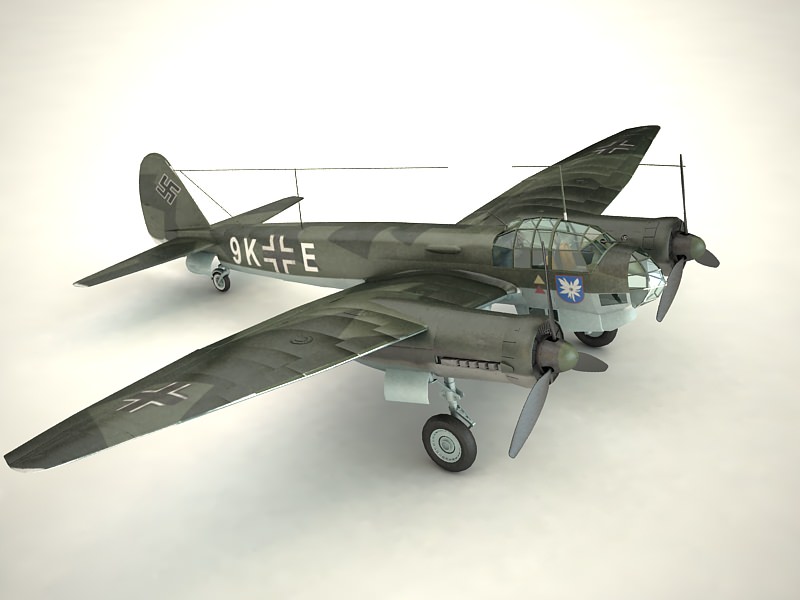Junkers Ju 88A 3D model_3