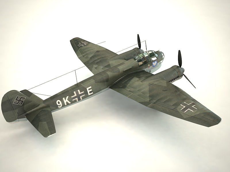 Junkers Ju 88A 3D model_4