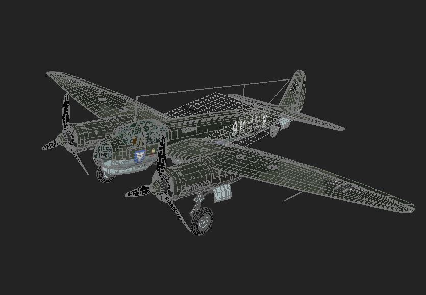 Junkers Ju 88A 3D model_7