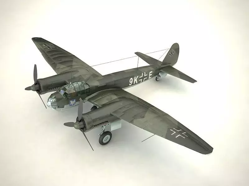 Junkers Ju 88A 3D model_0