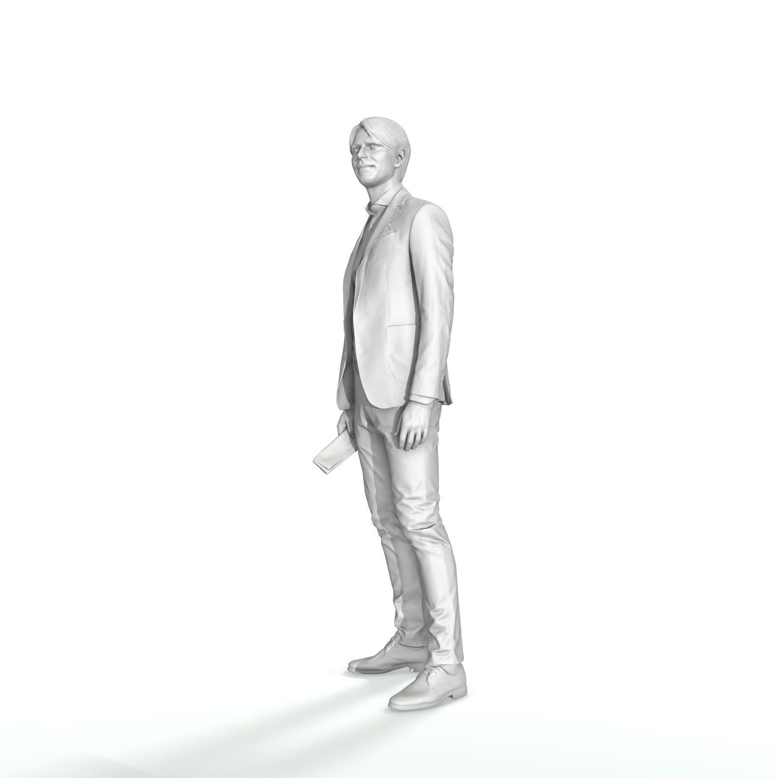 Standing Business Man - CMan0323-HD2O01P01S Low-poly 3D model_14