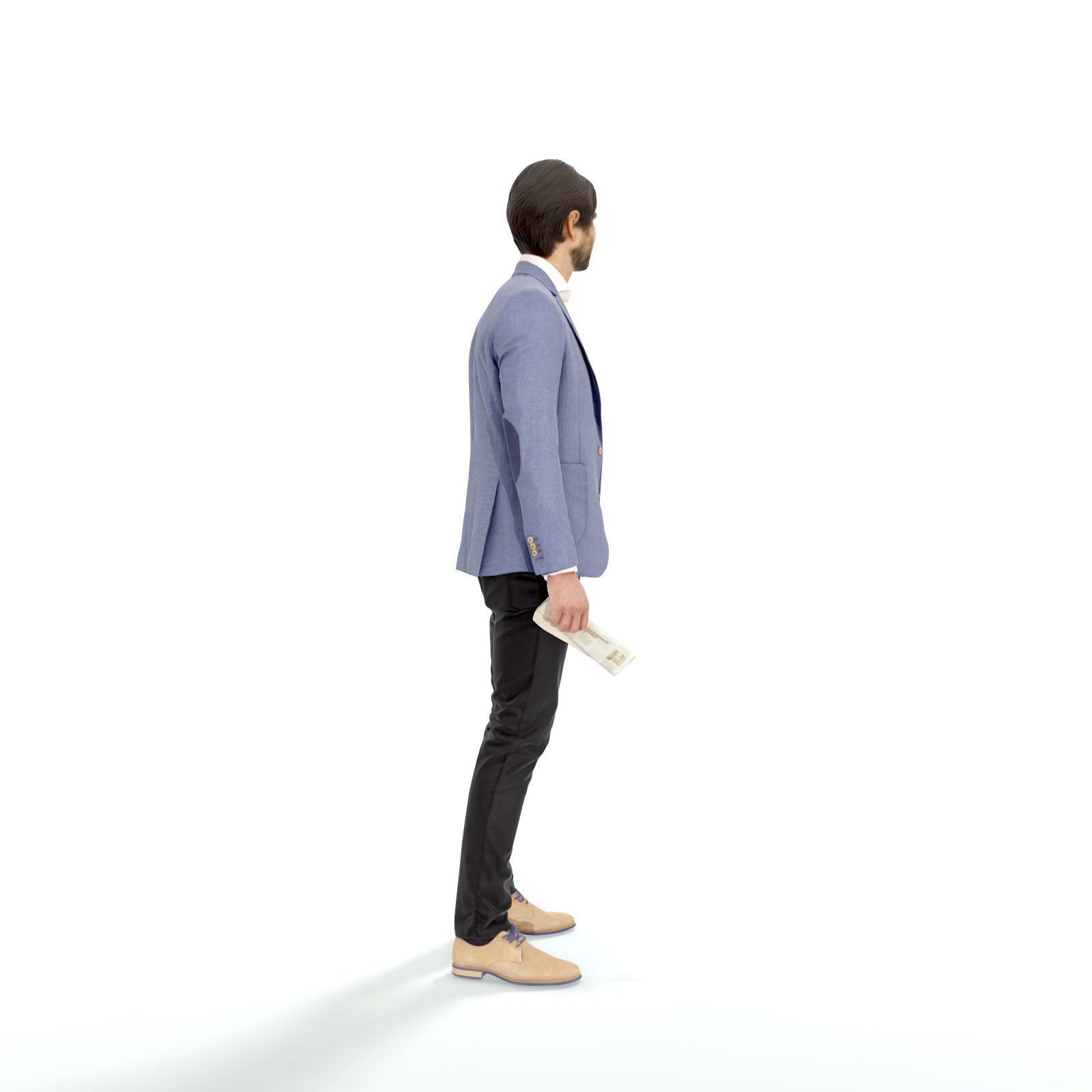 Standing Business Man - CMan0323-HD2O01P01S Low-poly 3D model_2