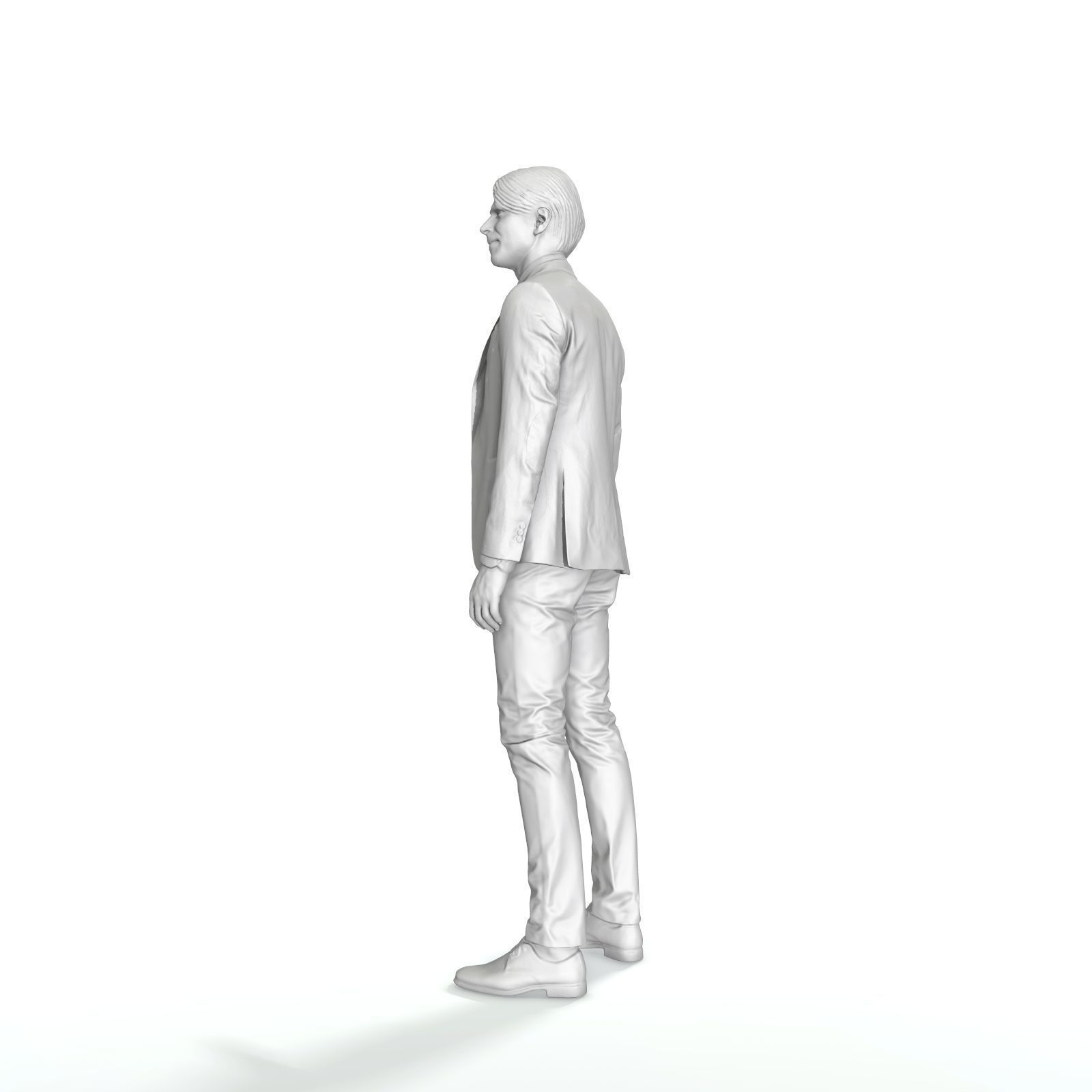 Standing Business Man - CMan0323-HD2O01P01S Low-poly 3D model_13