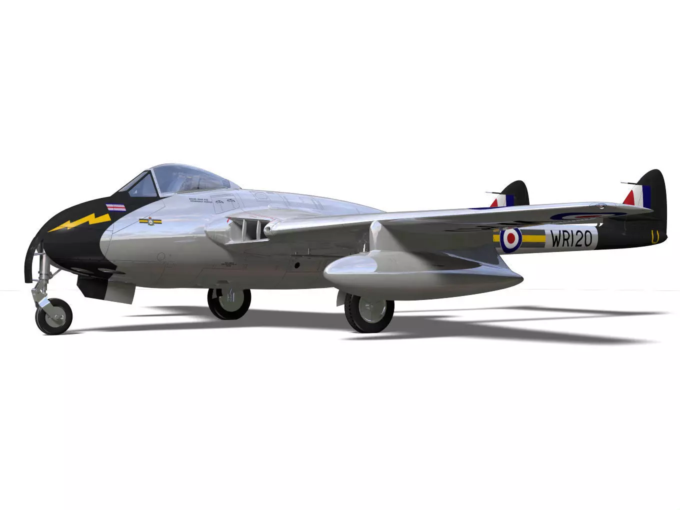 de Havilland DH100 Vampire FB Mk5 3D model_5