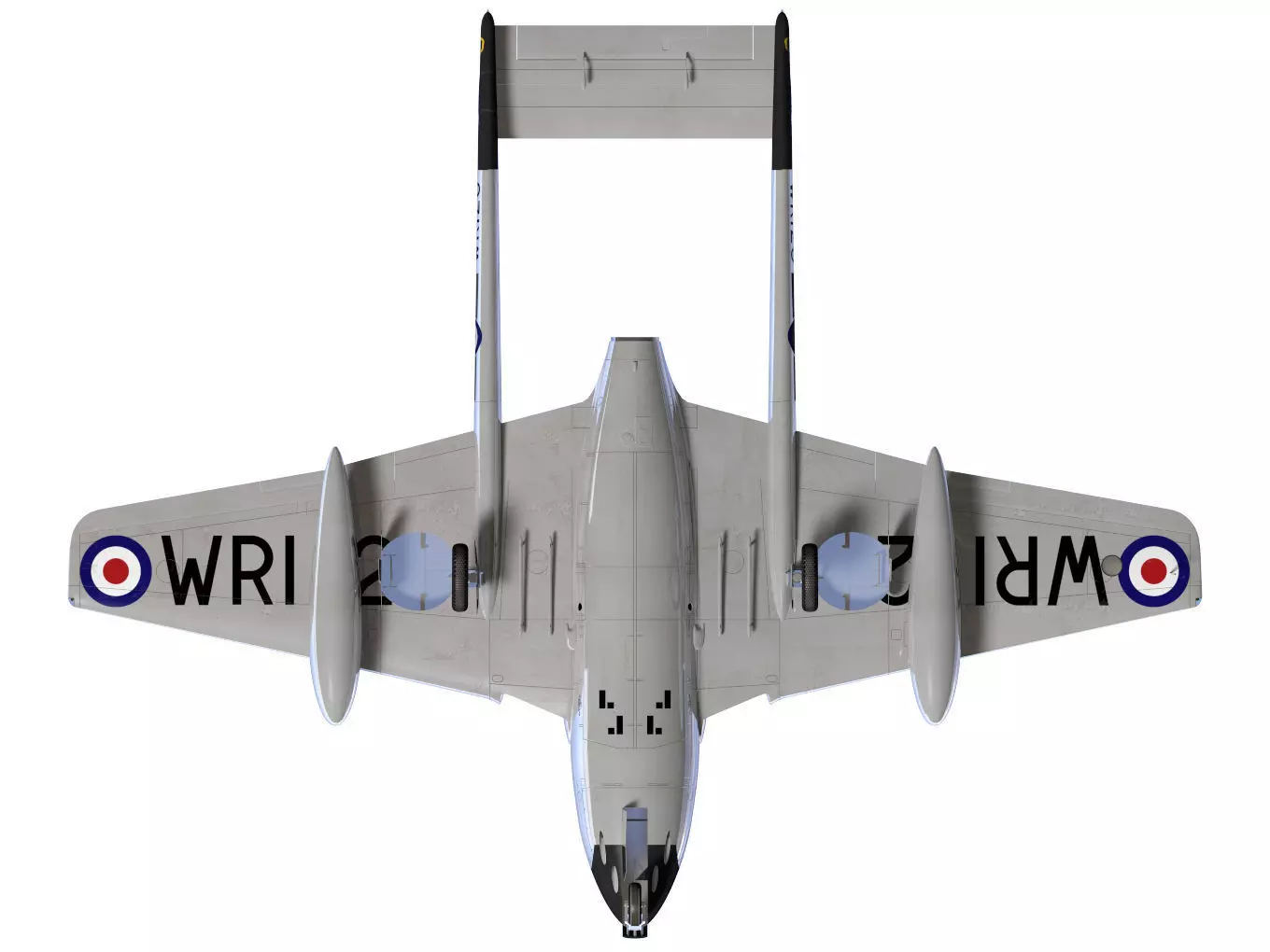 de Havilland DH100 Vampire FB Mk5 3D model_14