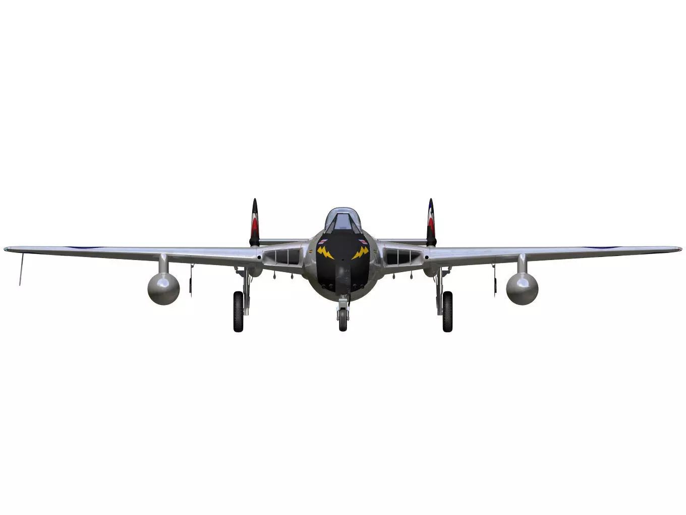 de Havilland DH100 Vampire FB Mk5 3D model_10