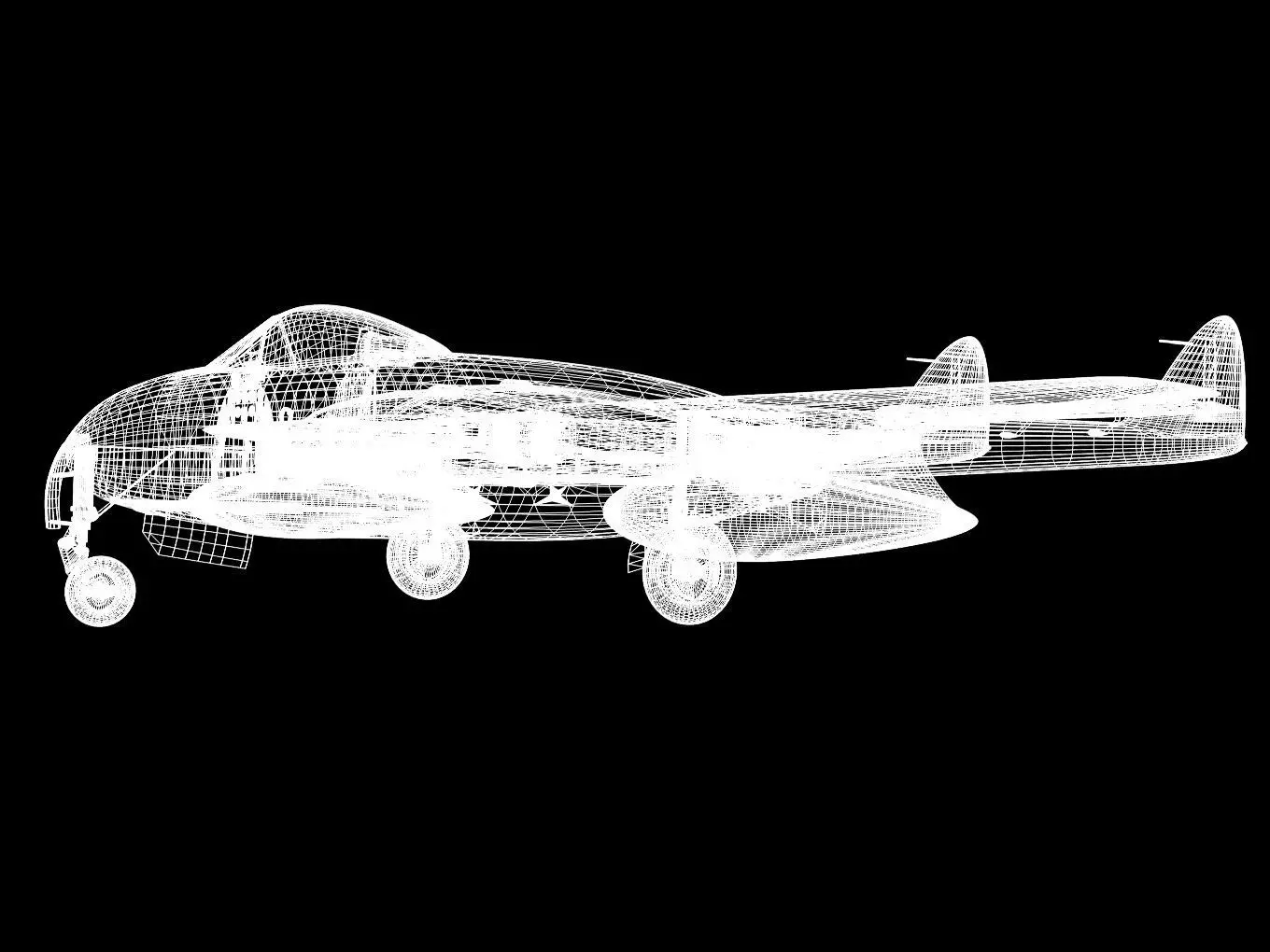 de Havilland DH100 Vampire FB Mk5 3D model_16