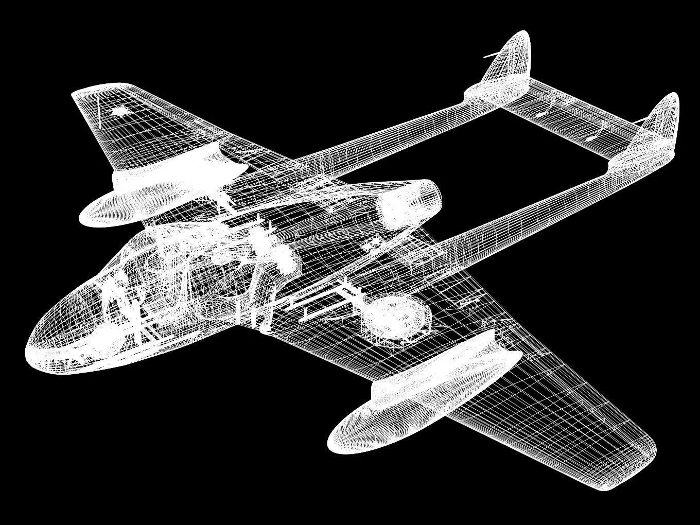 de Havilland DH100 Vampire FB Mk5 3D model_15