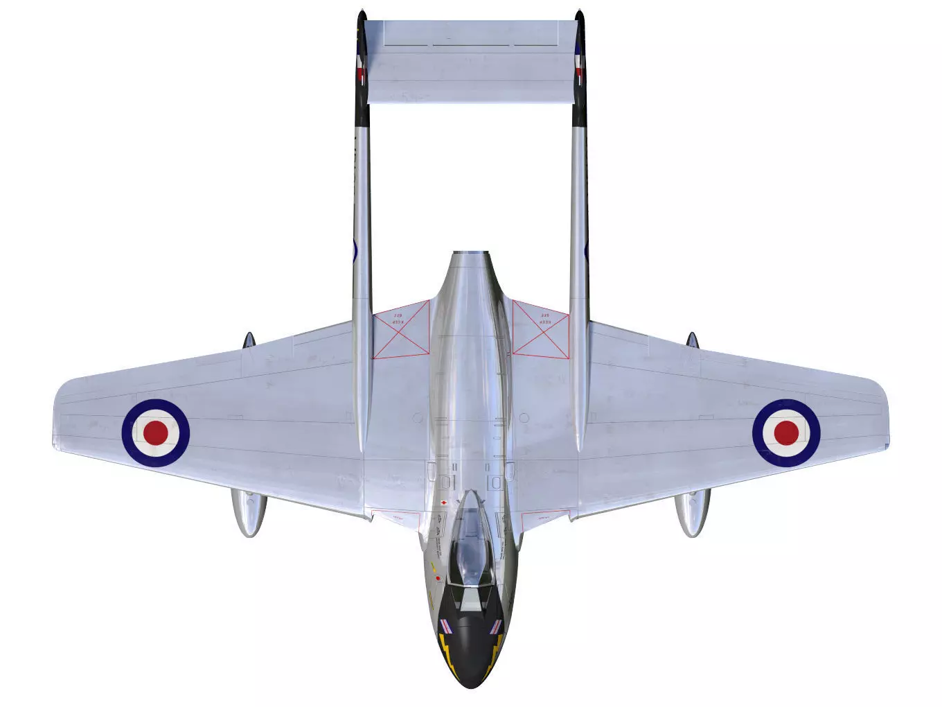 de Havilland DH100 Vampire FB Mk5 3D model_12