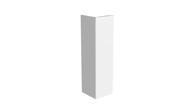 Gift paper box PBR 04 3D model