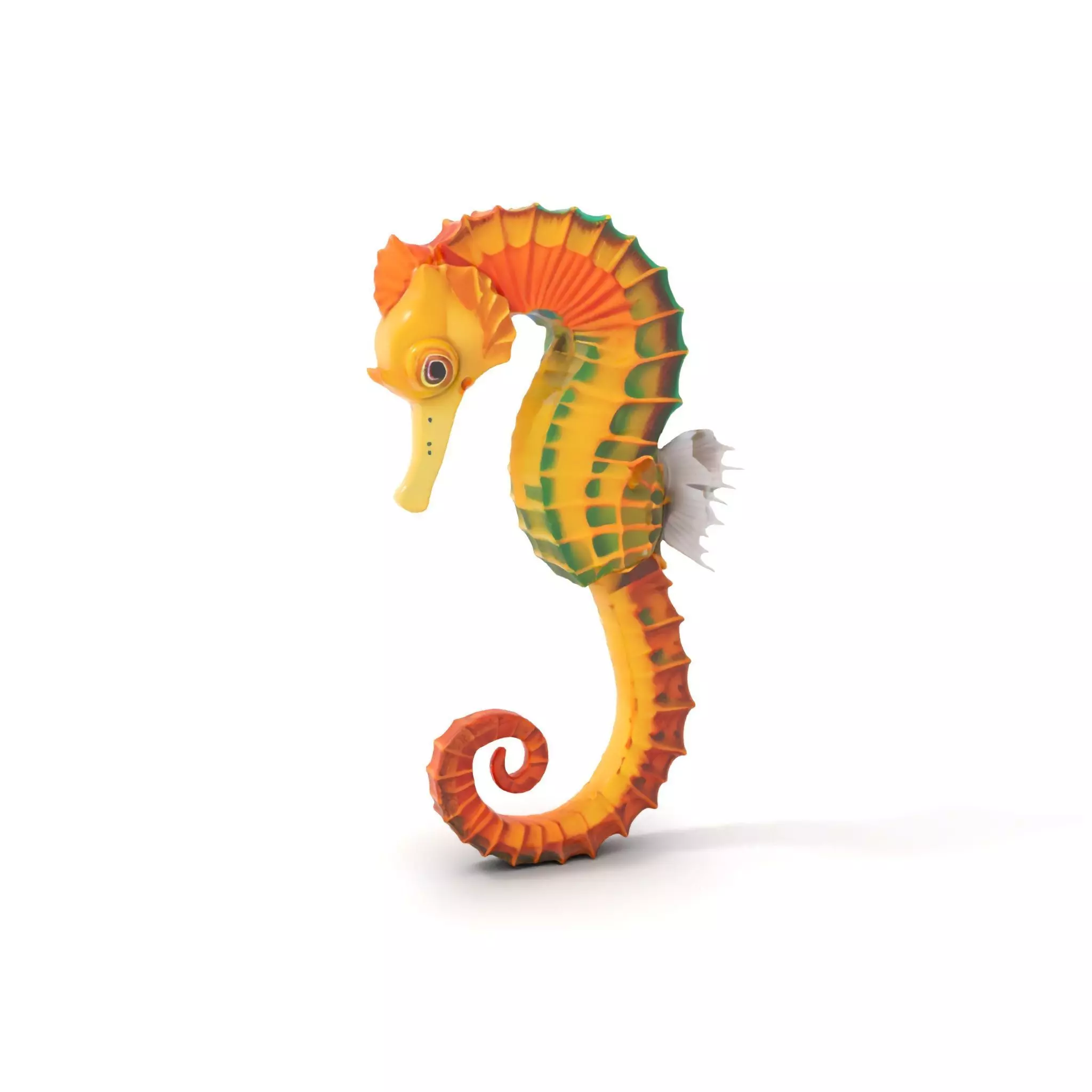 Vibrant Seahorse model pack Low-poly 3D model_0