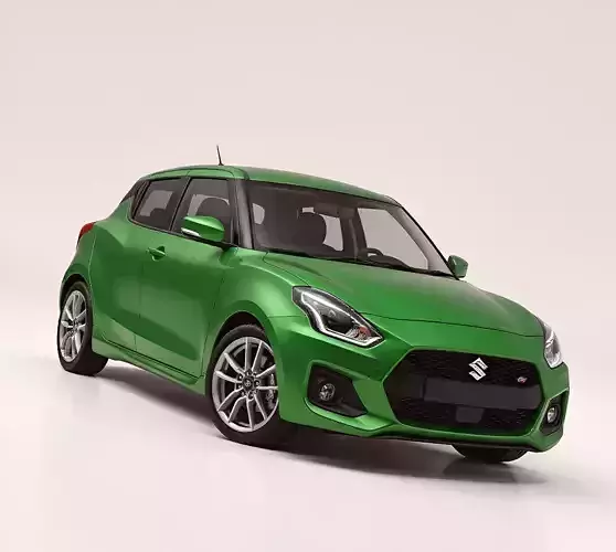 Suzuki Swift Sport Low-poly 3D model