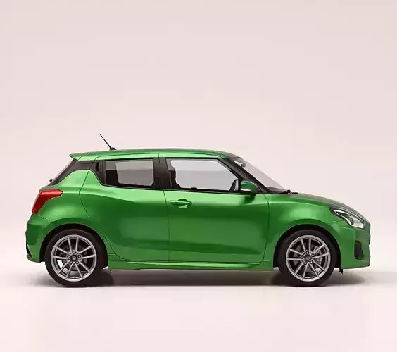 Suzuki Swift Sport Low-poly 3D model 5
