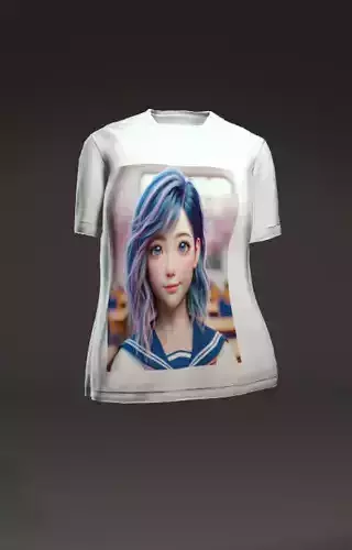  T-shirt 3d model