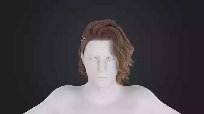Realistic Male Hair