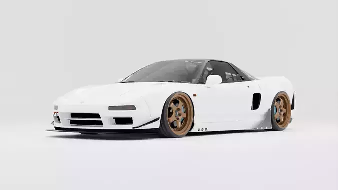 Car Lighting Scene 3D Blender File