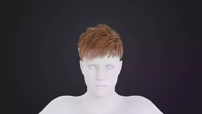Realistic Male Hair